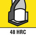 Volframski vrh od tvrdog metala tvrdoće 48 HRC