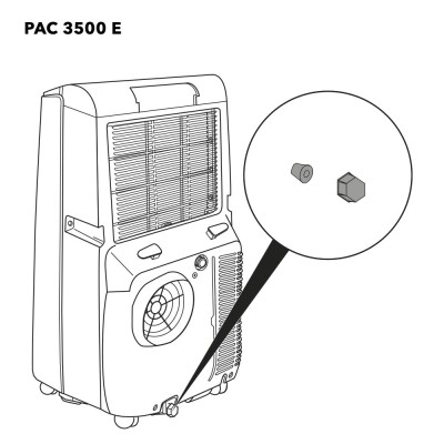 PAC 3500 E utikač na dnu