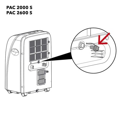 Utikač za odvod PAC 2000 S / PAC 2600 S Bj 2017