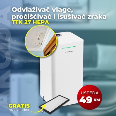 AKCIJA TTK 27 hepa+rezervni filter