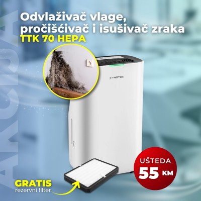 AKCIJA TTK 70 hepa+rezervni filter
