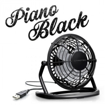 USB Ventilator Piano Black TVE 1D