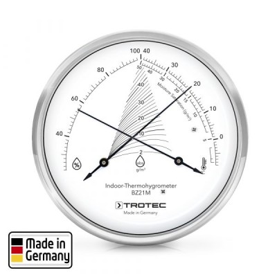 Dizajnerski termohigrometar BZ21M