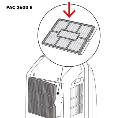 PAC 2600 E zračni filter veliki