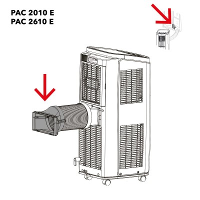 PAC 2010 E / 2610 E priključak za crijevo / prozor