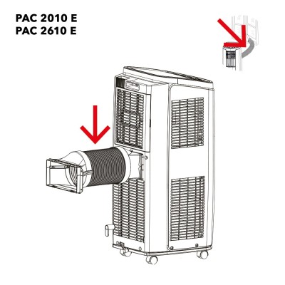 PAC 2010 E / PAC 2610 E Priključak za crijevo