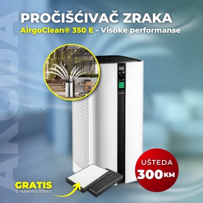 AKCIJA AirgoClean 350 E+rezervni set filtera