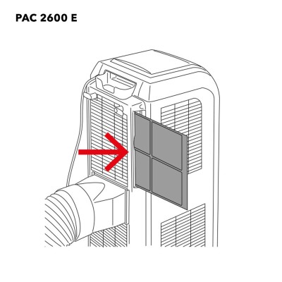 PAC 2000 E stražnji filter zraka