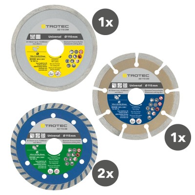 Dijamantna rezna ploča-set 110/115